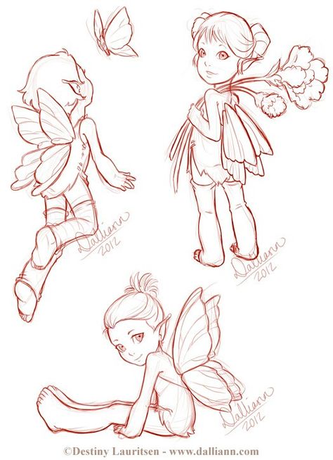 Fairy Fairy Sketches, Fairy Sketch, Fairy Girls, Fairy Drawings, Fairy Coloring Pages, Fairy Coloring, Cute Fairy, Fantasy Fairy, Fairy Art