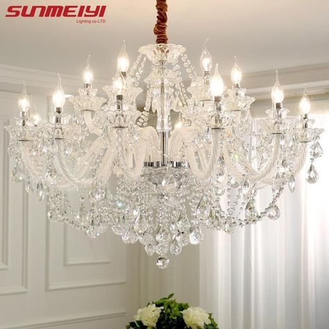 Modern chandelier lighting ideas 2023 Crystal chandelier designs Top chandelier design ideas Crystal Chandelier Living Room, Built In Entertainment Center, Great Room Ideas, Lustre Vintage, French Chandelier, Crystal Chandelier Lighting, Room Decor Cozy, Staircase Chandelier, Candle Chandelier