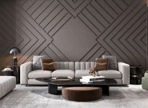 Most Popular Paint Colors, Modern Wall Paneling, Room Accent Wall, Accent Wall Designs, Popular Paint Colors, Focal Wall, Accent Walls In Living Room, Wall Molding, Diy Patio