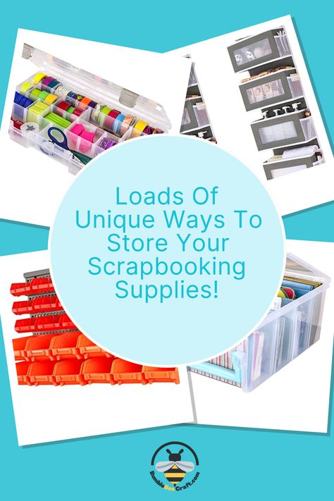 Whether you need to store paper, stickers, tools, or photos, we’ve got you covered in this article all about unique ways to store your scrapbooking supplies! Organize Scrapbook Supplies, Scrapbook Supplies List, Sticker Organization Ideas, How To Organize Stickers Storage, Sticker Storage Ideas Organizing, Sticker Organization Storage, Scrapbook Sticker Storage, Scrapbook Sticker Organization, Organizing Stickers For Scrapbooking