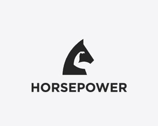 Horse Power | Negative space sure is 'powerful' Hc Logo, Robot Logo, Logo Silhouette, Sports Logo Inspiration, Power Logo, Negative Space Logos, Typographic Logo Design, Sport Logo Design, Inspiration Logo Design