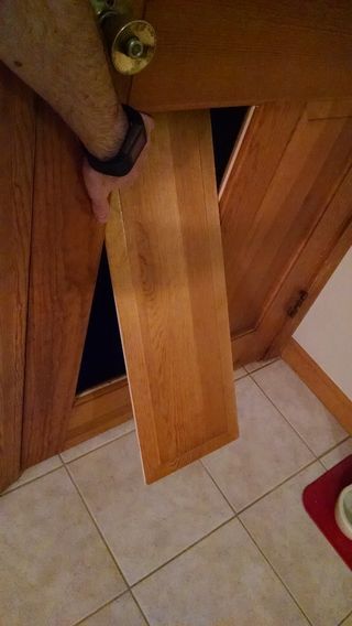 We needed a small cat door so our cat could go in and out of our basement while keeping the (human) door closed so our kids wouldn't fall down the stairs (they are... Cat Door Ideas, Diy Cat Door, Cat Door Diy, Cat Flap, Laundry Room Doors, Pet Doors, Door Images, Pet Door, Panel Door