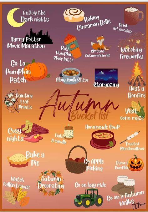 Autumn Bucket List Kids, Autumn Bucket List, Fall Family Fun, Autumn Animals, Halloween Movie Night, Fall Mood Board, Fun Fall Activities, Fall Bucket List, Fall Inspo