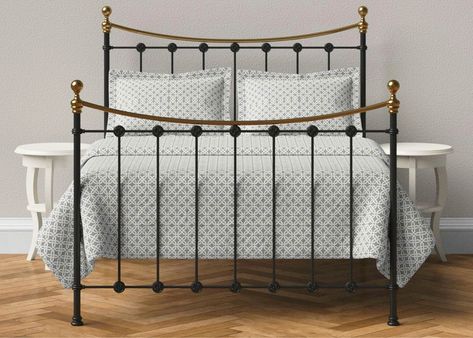 Cast iron bed frame