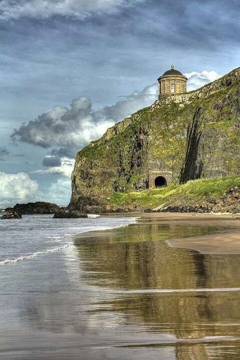 Ireland Mussenden Temple, Ireland Beach, Cliff Edge, Irish Roots, Irish Eyes, Visit Ireland, Emerald Isle, Ireland Travel, British Isles