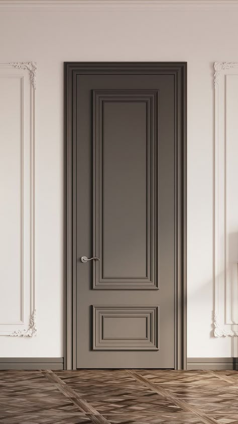 Door Colours Internal, New Door Design 2024, New Classic Doors, Classic Door Design, Interior Door Color, Bronze Doors, Interior Door Colors, Interior Door Styles, Modern Entrance Door