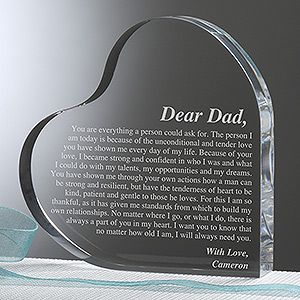 A Letter To Dad Personalized Keepsake - #14066 Acrylic Keepsakes, Top Wedding Trends, Wedding Gift Diy, Personalized Gifts For Dad, Unique Wedding Gifts, Passionate People, Gift Items, Feel Special, Personalized Wedding Gifts