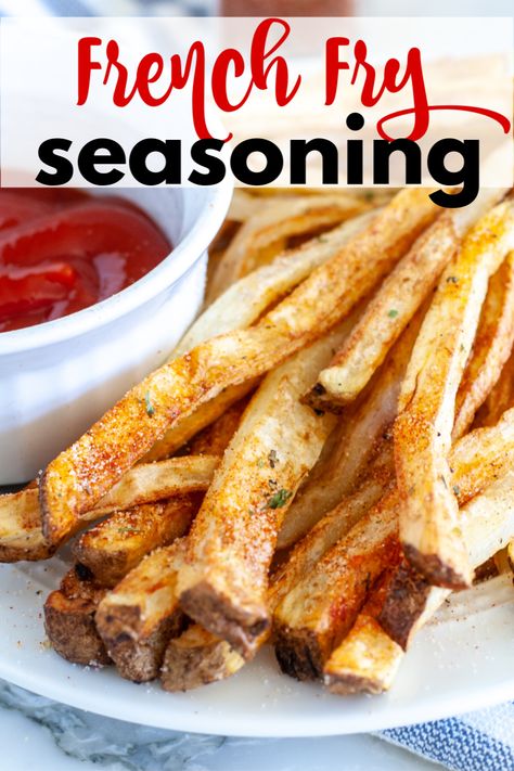 Steak Fries Seasoning, Fries Seasoning, Fry Seasoning, French Fry Seasoning, Amish Food, Homemade Seasoning, Diy Mixes, Homemade French Fries, Spice Mix Recipes