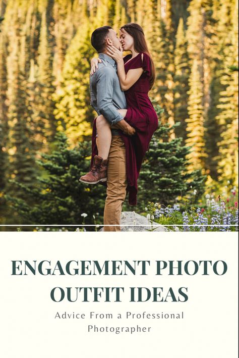 Summer engagement photo outfit example