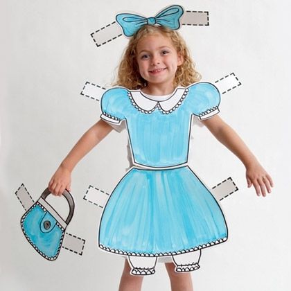 Paper Doll Costume Pictures, Photos, and Images for Facebook, Tumblr, Pinterest, and Twitter Diy Carnaval, Halloween Costumes Kids Homemade, Costumes Faciles, Diy Fantasia, Paper Doll Costume, Paper Doll Craft, Doll Halloween Costume, Diy Tutu, Diy Halloween Costumes For Kids