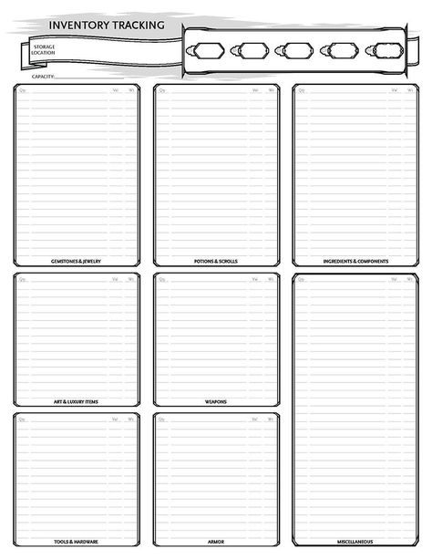 Dnd Diy, Dnd Character Sheet, Dnd Crafts, Inventory Tracking, Character Sheet Template, Note Sheet, Dungeon Master, Character Sheet, Pirate Ship