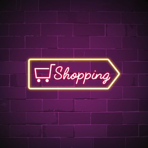 Rakel Sablon, Logo Online Shop, Wallpaper Stores, Shopping Quotes, Neon Logo, Wallpaper Iphone Neon, Shop Logo Design, Shop Sign, Wallpaper Shop