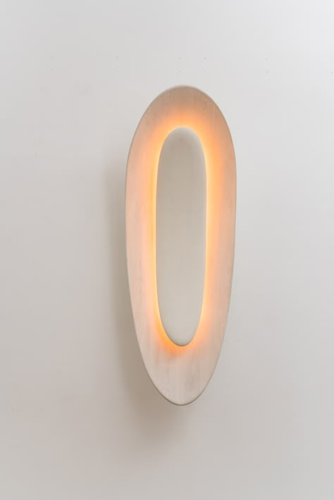 John Procario, Basin Series Wall Sculpture I, USA, 2019 - Todd Merrill Studio Clay Lamps, Ceramic Wall Lights, Cabinet Medical, Steel Lighting, Light Sculpture, Modern Wall Lights, Luminaire Design, Wall Sculpture, Lamps Ceiling