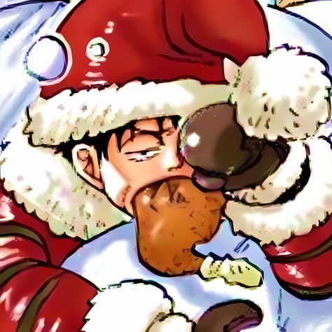 icon <3 One Piece Photos, Colored Manga, Anime Christmas, Zoro One Piece, One Piece Drawing, One Piece Pictures, Christmas Icons, Manga Icons, One Piece Fanart