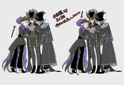 Twst Masquerade, Glorious Masquerade, Twisted Wonderland Fanart, Wonderland Fanart, Wonder Boys, Twst Wonderland, Disney Villains Art, Twisted Wonderland Disney, Otome Game