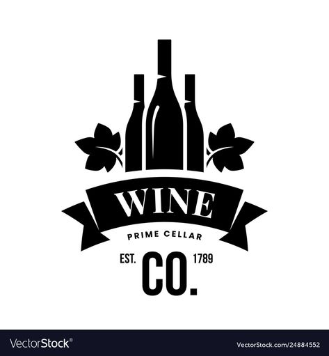 Liquor Store Logo, Wine Shop Logo, Liquor Logo, Wine Bottle Logo, Wine Vector, Beer Logo Design, Tavern Restaurant, Wine Vault, Wine Logo