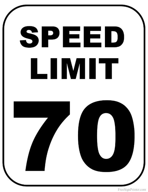 70 speed limit free printable Ideas For Birthday Pictures, Rugby Party, Speed Limit Sign, Vintage Car Birthday, Speed Limit Signs, 70 Birthday, Garage Party, 70th Birthday Decorations, Classic Birthday