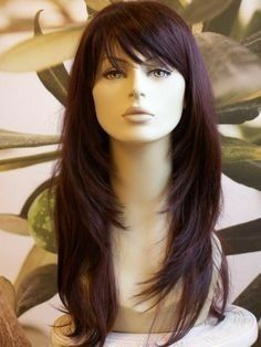 Haircuts For Long Hair With Layers, Clay Wall, Long Hair With Bangs, Fun Color, Lace Hair, Long Layered Hair, Haircuts For Long Hair, Long Wigs, Dark Brown Hair