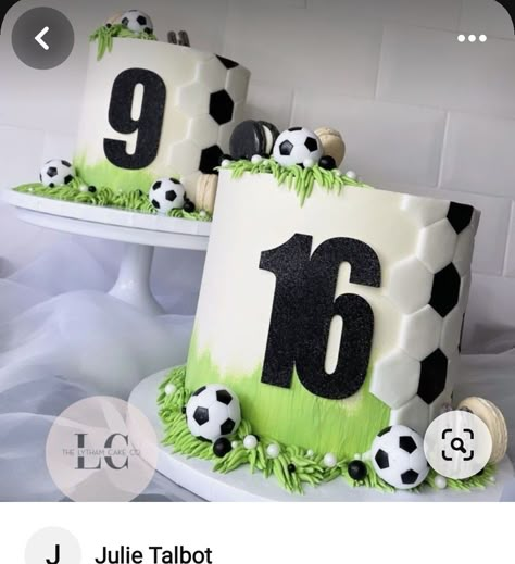 Soccer Cake Decorations, Soccer First Birthday Cake, Number 8 Football Cake, Soccer Themed Birthday Cake, Pastel Futbol Soccer, Football Cakes For Boys Birthdays, 10 Birthday Cake Boy, Football Birthday Cake Boys, Soccer Cakes For Boys