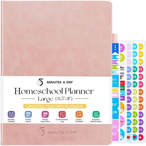 Best Homeschool Planner, Home School Planner, Curriculum Planner, Undated Monthly Calendar, Attendance Sheet, Lesson Plan Book, Grade Tracker, Calendar Layout, Homeschool Teacher