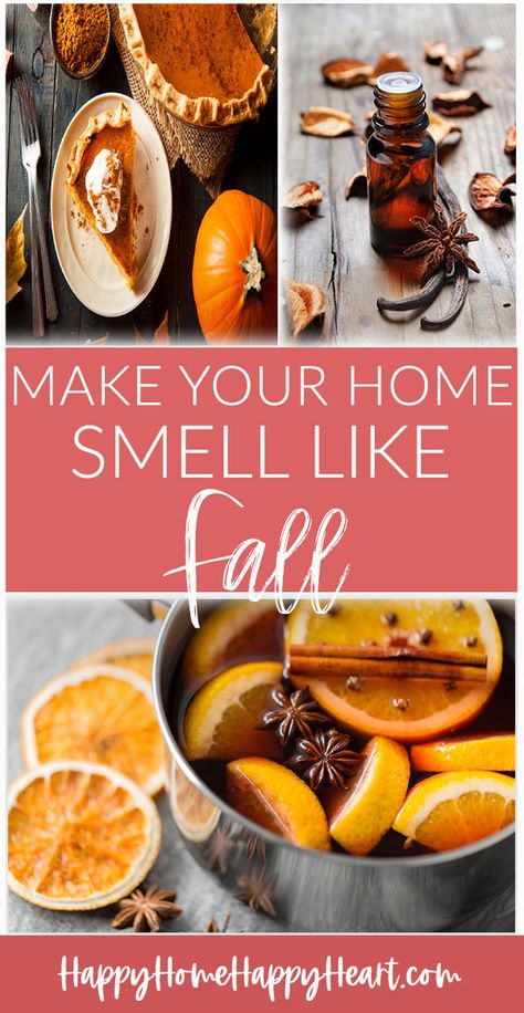 House Smell Like Fall, Fall Simmer Pot, Clean House Smell, Smell Like Fall, Fall Smells, Simmer Pots, Homemade Potpourri, Simmer Pot Recipes, Stove Top Potpourri