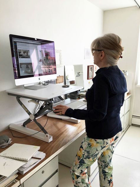 The FlexiSpot Sit Stand Desk Changed My Life - Improvised Life Diy Standing Desk, Desk Redo, Cactus Wallpaper, Treadmill Desk, Desk Riser, Standing Desk Office, Standing Desk Converter, Ikea Desk, Furniture Ads