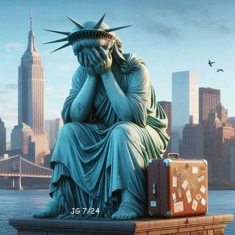 Libertas Goddess, Statue Of Liberty Crying, African American Artwork, Avatar Films, Emoji Photo, The Statue Of Liberty, Art Parody, Lady Liberty, Keep It Real