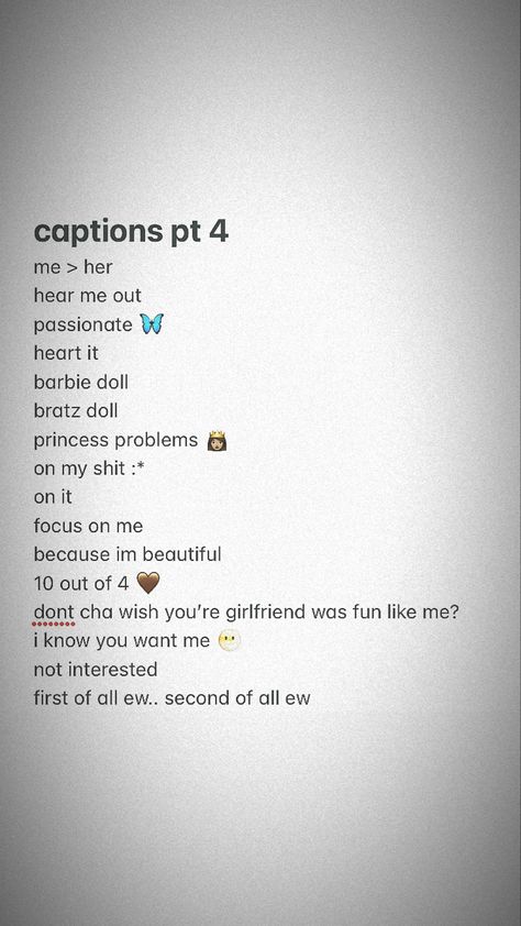 Doll Captions For Instagram, Focus On Me, Captions For Instagram, Bratz Doll, Instagram Captions, I Want You, Barbie Dolls, Knowing You, Quick Saves