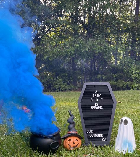 Gender Announcement, Halloween Gender Reveal, Halloween Pregnancy Announcement, Baby Announcement Photoshoot, Fun Baby Announcement, Gothic Baby, Halloween Baby Shower Theme, Gender Reveal Party Theme, Gender Reveal Themes