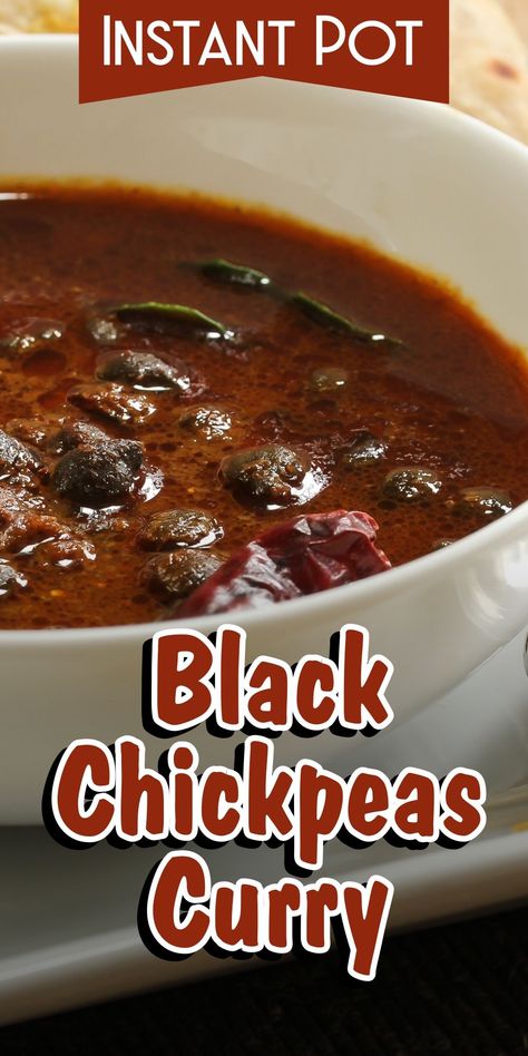 Instant Pot Black Chickpeas Curry | Pressure Cooker Black Chickpeas Curry | Slow Cooker Black Chickpeas Curry | Easy Black Chickpeas Recipe |   Crock Pot Kala Chana | One Pot Black Chickpeas Curry | How To Make Black Chickpeas Curry |   Homemade Black Chickpeas Curry | Black Chickpeas Curry recipe | Instapot Kala Chana  #sidedish #chickpeas #kalachana #healthy #indian #instantpot #recipe #corriecooks Curry Slow Cooker, Vegetarian Chickpea Curry, Sweet Potato Chickpea Curry, Best Instapot Recipes, Chickpeas Curry, Best Pressure Cooker Recipes, Curry Easy, Black Chickpeas, Chickpeas Recipe