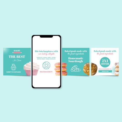 Cute Aesthetic Pink Bakery Carousel Instagram Post Food Carousel Post, Aesthetic Carousel Post, Bakery Instagram Feed Ideas, Bakery Instagram Feed, Branding Carousel, Instagram Carousel Design Ideas, Instagram Feed Ideas Aesthetic, Carousel Post Instagram, Bakery Advertisement