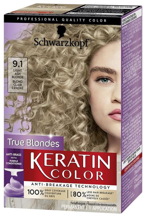 Schwarzkopf Keratin Color Permanent Hair Color Cream, 9.1 Light Ash Blonde, 1 Kit #haircolor #Makeup #Hair #Hairstyle #Haircut #Balayage #Hairstyles #Blondehair #Hairstylist Light Ash Blonde Hair, Haircut Balayage, Blonde Hair Colour, Ash Blonde Hair Colour, Balayage Hairstyles, Hair Cuts Styles, Light Ash Blonde, Hair Color Cream, Ash Blonde Hair