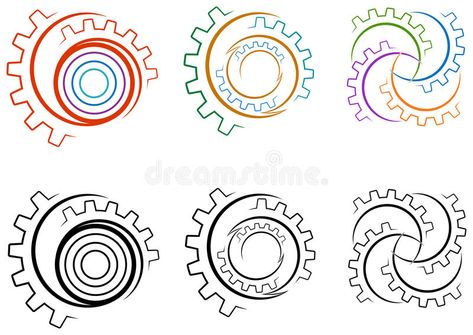 Gear wheels logo set. Line art isolated gear wheels logo set , #ad, #logo, #set, #Gear, #wheels, #isolated #ad Gear Wheel Logo, Gear Logo Design Ideas, Gear Logo Design, Wheel Logo, Gear Logo, Gear Wheels, Earth Map, Ad Logo, Free Illustration