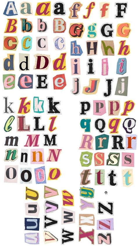 Letter S Magazine Cutout, S Sticker Letter, Alphabet Stickers Printable, Scrapbook Letters Canva, Magazine Letters Printable, Collage Letters Png, Magazine Letter Cutouts, Magazine Cutout Letters, 17. Geburtstag