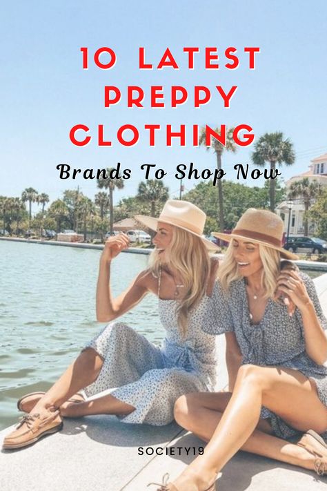 10 Latest Preppy Clothing Brands To Shop Now Preppy Southern Outfits, Y8 Games, Preppy Clothing Brands, Tips For Teens, Summer Shopping List, Preppy Prints, Preppy Brands, Preppy Clothing, Fashion Staples