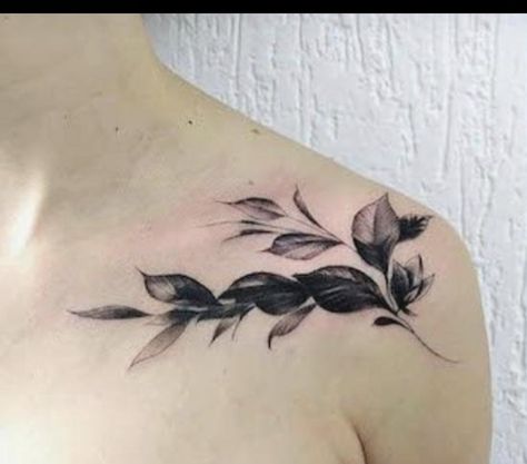 Collarbone Tattoo Cover Up Ideas, Collarbone Cover Up Tattoo, Cover Up Name Tattoos, Chest Tattoo Cover Up, Shoulder Cover Up Tattoos, Cover Up Tattoos Before And After, Flower Cover Up Tattoos, Black Flowers Tattoo, Tatuaje Cover Up