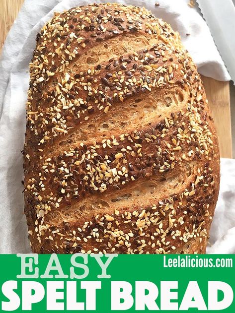 Wfpb Bread Recipe, Recipes Using Spelt Flour, Whole Grain Bread Recipes, Spelt Flour Bread Machine Recipe, Whole Grain Spelt Recipes, Sourdough Spelt Bread Recipe, Vegan Whole Grain Bread Recipe, Shibboleth Recipes, Spelt Bread Recipe Yeast Free