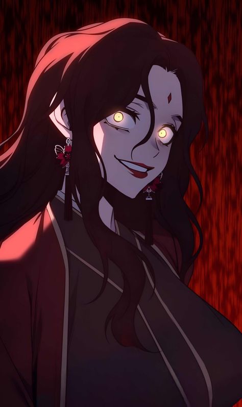 Anime Villain Female, Crazed Expression Drawing, Evil Anime Female, Assassin Reference, Villain Woman, Evil Smirk, Villain Oc, Evil Oc, Women Villains