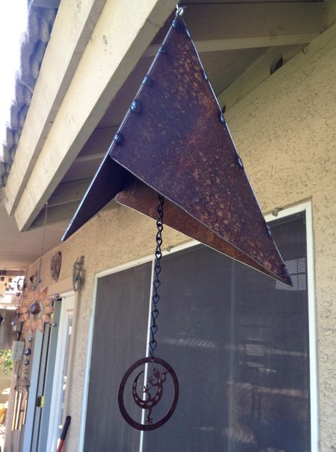 Wind chime made for wife's collection. AG Welded Wind Chimes, Weld Projects, Wind Chime, Welding Projects, Metal Sculpture, Wind Chimes, Hobbies, Yard, Sculpture