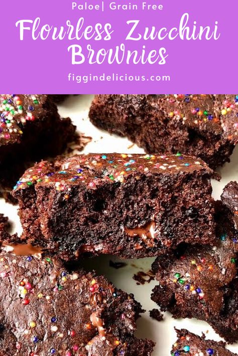 Gluten Free Zucchini Brownies, Chocolate Zucchini Brownies, Brownie Treats, Dairy Free Brownies, Flourless Brownies, Raspberry Brownies, Zucchini Brownies, Paleo Treats, Healthy Gluten Free Recipes