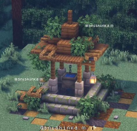 Lake Minecraft, Minecraft Lake, Coquette House, Minecraft Small House, Minecraft Addons, Aesthetic Building, Minecraft Forge, Minecraft Interior Design, Well Design