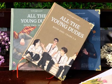 All the Young Dudes Book Binding standard Version. Rebinding Book. Full 3 Volumes. Hardcover. Wolfstar Fanfic. ATYD cover Ver 2 - Etsy UK All The Young Dudes Book, Book Rebind, Remus Lupin Sirius Black, Draco Hermione, Book Cover Design Inspiration, Cardboard Design, Draco And Hermione, All The Young Dudes, Remus Lupin