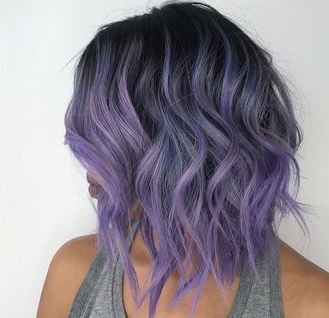 Blue And Purple Hair Color, Blue And Purple Hair, Purple Hair Color Ideas, Purple Hair Color, Pulp Riot Hair Color, Purple Ombre Hair, Pulp Riot Hair, Pulp Riot, Lavender Hair