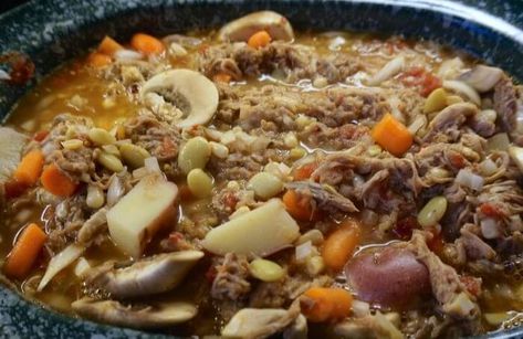 Burgoo Recipe Kentucky, Burgoo Recipe, Kentucky Food, Frozen Mixed Vegetables, Can Diced Tomatoes, Granulated Garlic, Crock Pot Desserts, Tailgating Recipes, Lima Beans