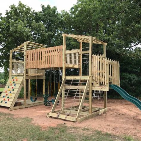 Diy Backyard Playset, Custom Playset, Diy Playset, Playset Diy, Playset Plans, Backyard Playset, Outdoor Playset, Diy Playground, Playset Outdoor