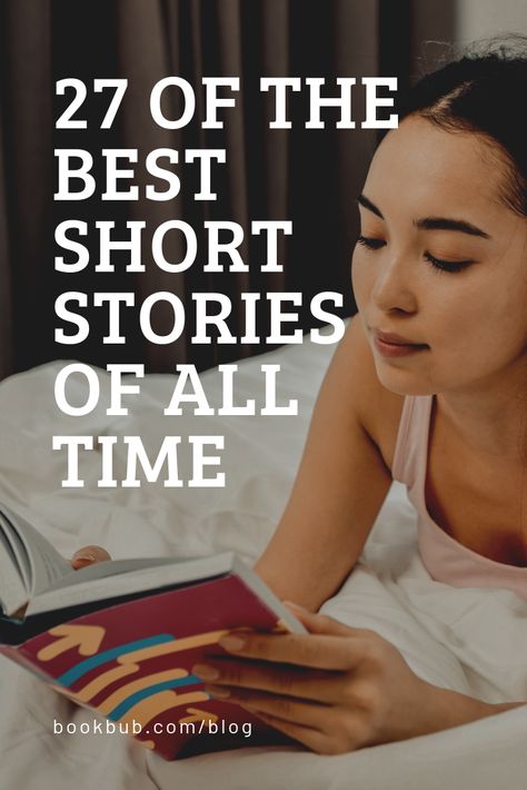 27 of the best short stories of all time. #books #shortstories #bookstoread Short Books To Read, Interesting Short Stories, Short Stories To Read, Faith Stories, Stories To Read, Summer Book Club, Summer Reading Challenge, Inspirational Short Stories, Best Short Stories