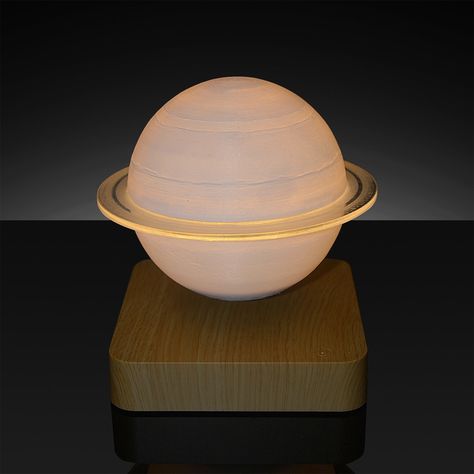 EP Light - Levitating Celestial Bodies - Touch of Modern Planet Lamp, Lamp 3d, Magnetic Levitation, Table Lamp Wood, Creative Lighting, Wall Plug, Our Solar System, Night Lamps, Touch Of Modern