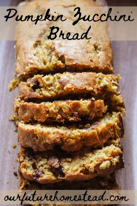 Pumpkin Zucchini Bread, Banana Bread Recipe Easy Moist, Pumpkin Zucchini, Zucchini Recipes Dessert, Best Zucchini Bread, Pumpkin Banana Bread, Quick Bread Recipe, Fresh Zucchini, Zucchini Bread Recipe