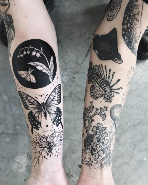 Natur Tattoo Arm, Bodysuit Tattoos, 16 Tattoo, Tiger Swallowtail, Kunst Tattoos, Tattoo Zeichnungen, Tattoos Geometric, Irezumi Tattoos, Initial Tattoo