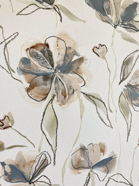 Wildflowers original watercolor paintings — Emily Anne Art Studio Water Colour Flower, Soft Pastel Flowers, Dancing Flowers, Abstract Watercolor Flower, Atlanta Artist, Mixed Media Abstract, Sketchbook Illustration, Abstract Floral Art, Print Design Pattern